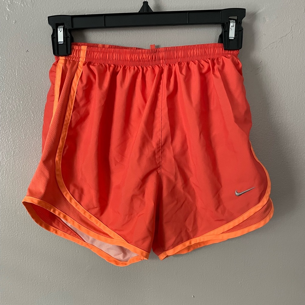 Nike dri-Fit orange running shorts